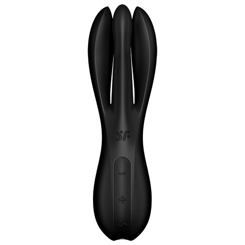 Vibrator, Satisfyer - Threesome 2, 3 Motoare, Negru