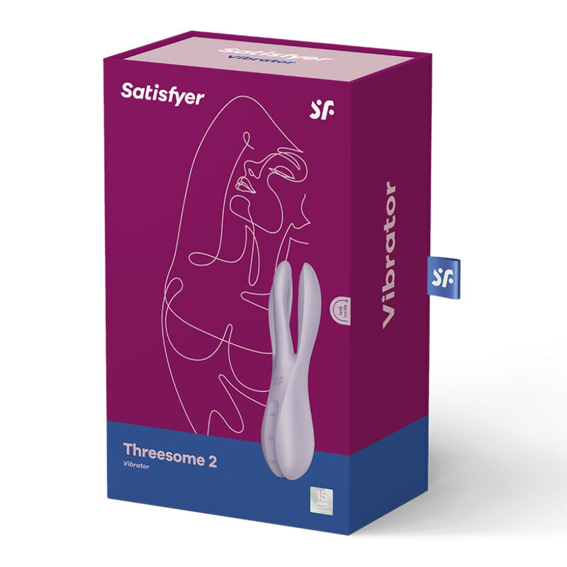 Vibrator, Satisfyer - Threesome 2, 3 Motoare, Negru