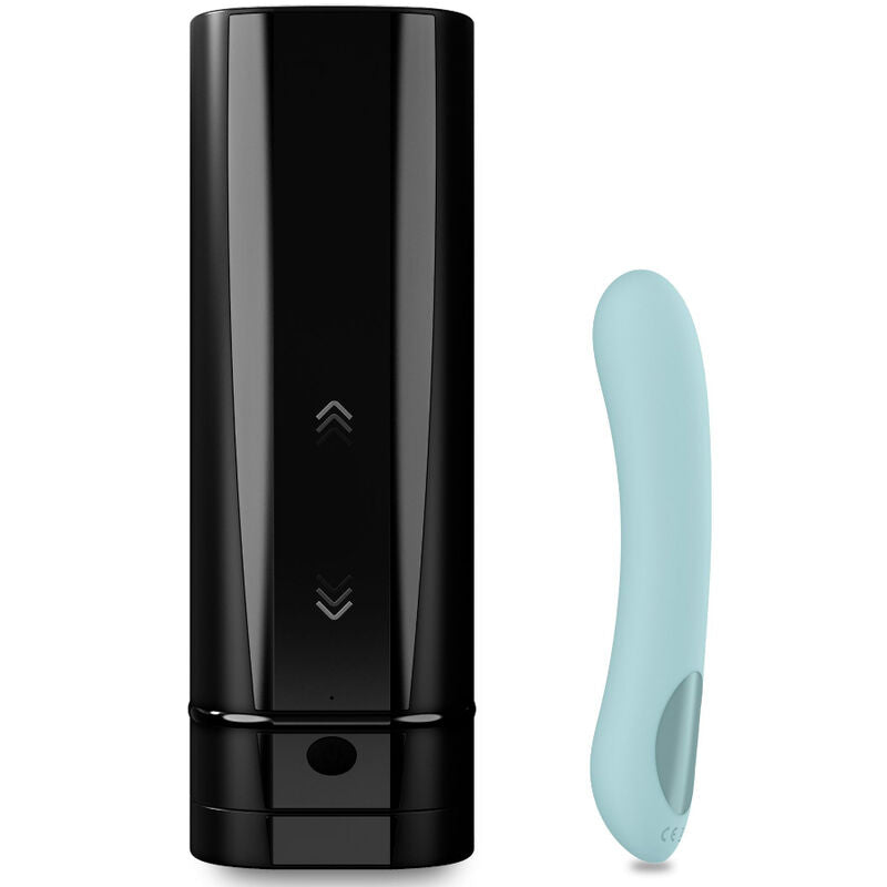 Set pentru Cupluri, Kiiroo - Onyx+ & Pearl 2+, Interactiv la Distanta, Turquoise