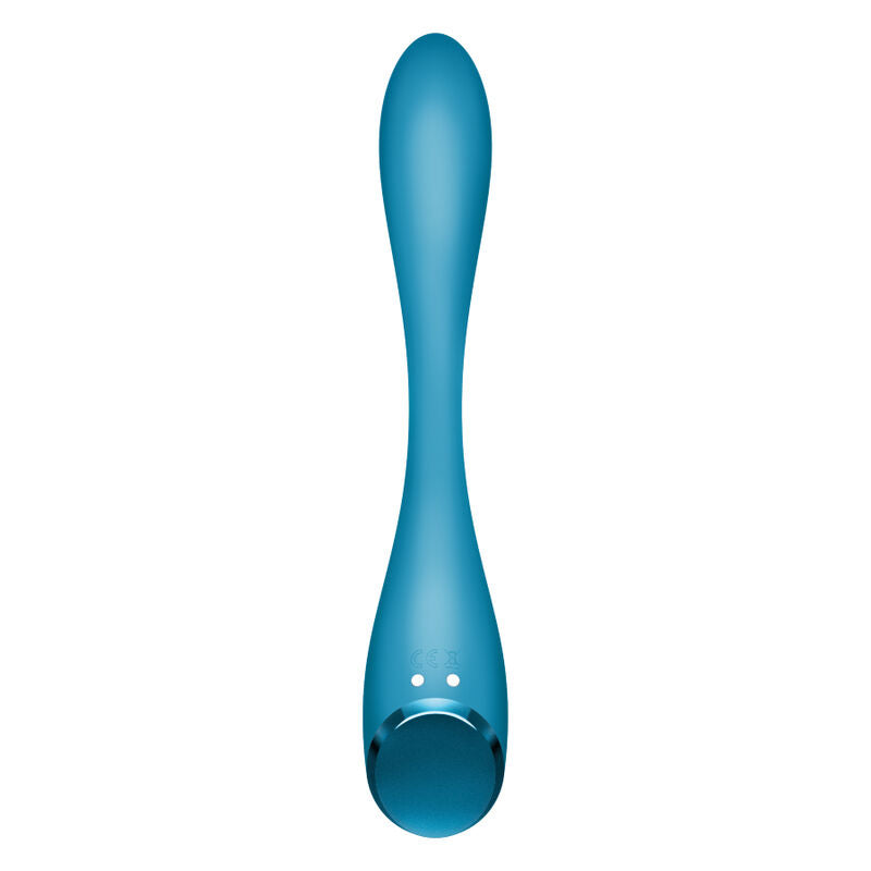 Vibrator, Satisfyer - G-Spot Flex 5, Compatibil cu Satisfyer Connect App, Albastru