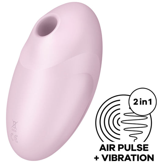 Stimulator Clitoris cu Unde de Aer si Vibratii, SATISFYER - Vulva Lover 3