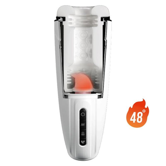 Masturbator cu Vibratii, Caldura si Aspiratie, PRETTY LOVE - Marissa, cu Functie Voce