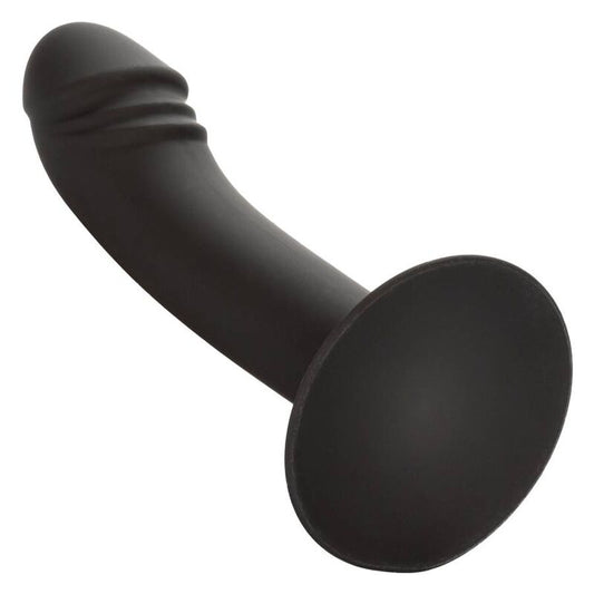 Dop Anal Curbat, CALEXOTICS - Curved Anal Stud, Silicon, cu Ventuza