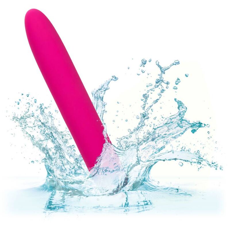Vibrator, CalExotics - Bliss Liquid Silicone Vibe, 10 Viteze, Roz