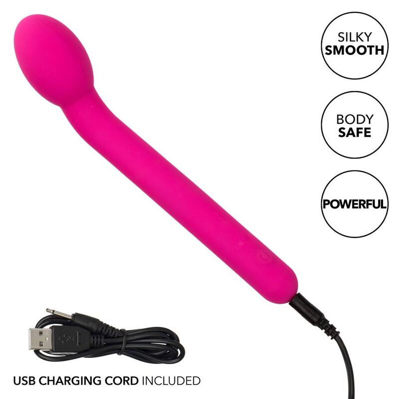 Vibrator Punctul G, Calexotics - Bliss Tulip, Silicon Lichid, Roz