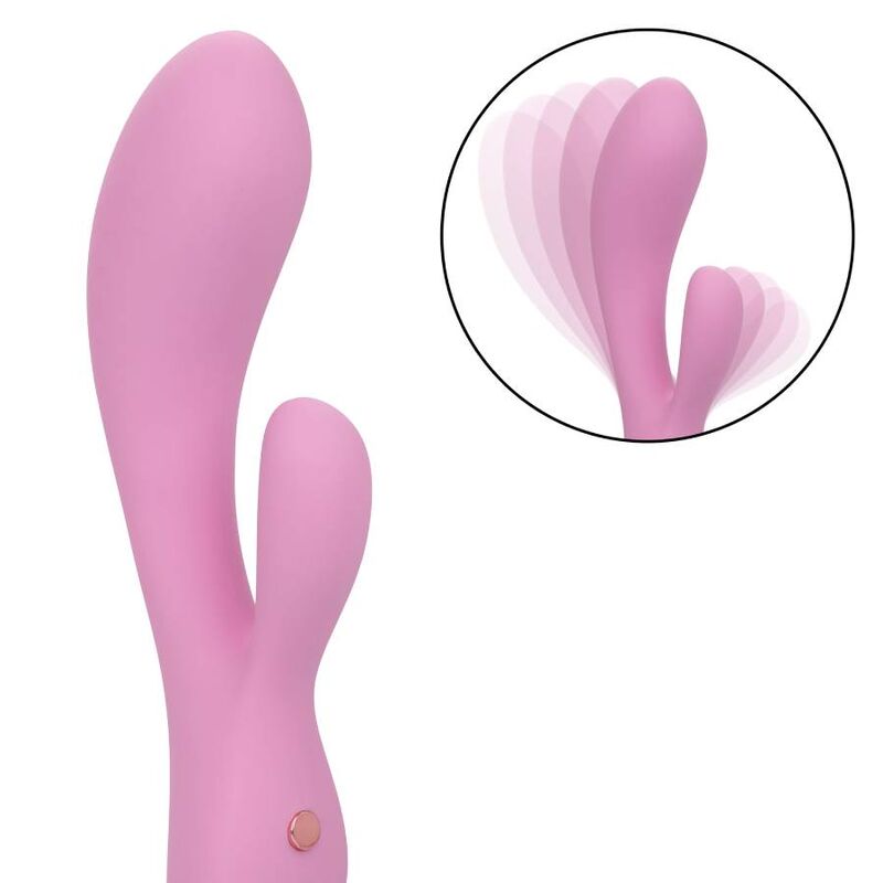 Vibrator Punctul G, CalExotics - Contour Zoie, Motoare Duble, Roz