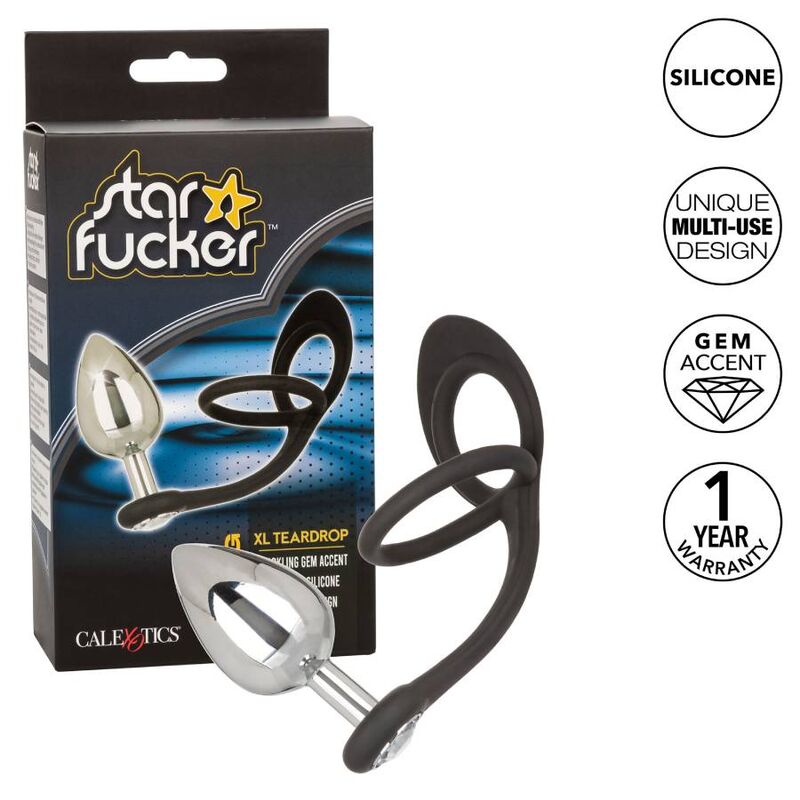 Plug Anal, CalExotics - Star Fucker XL, Forma Teardrop