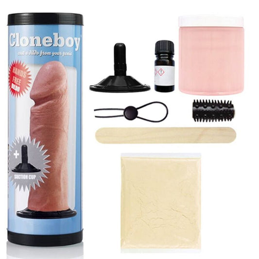 Kit Mulaj Dildo cu Ventuza, CLONEBOY - Silicon, Roz