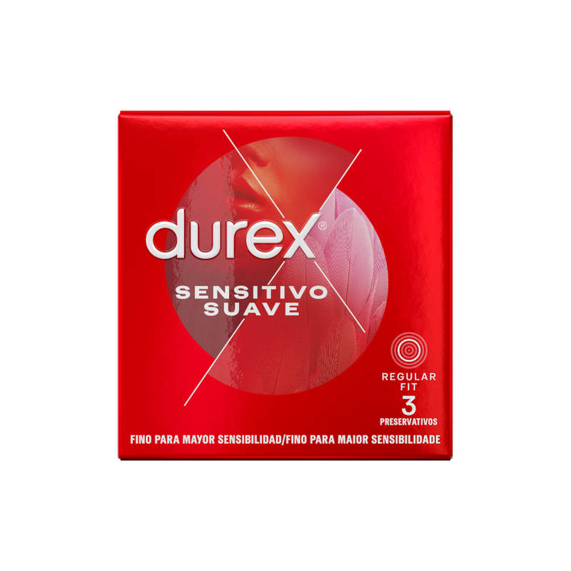 Prezervative, Durex - Soft And Sensitive, Subtire din Latex Natural, 3 Unitati
