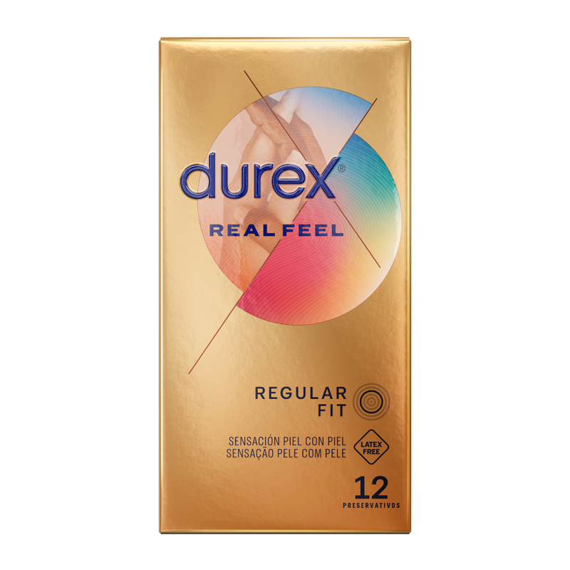 Prezervative, Durex - Real Feel, fara Latex, 12 Bucati