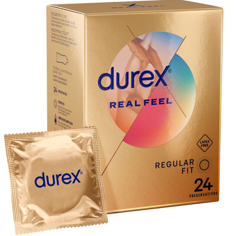 Prezervative, Durex - RealFeel, fara Latex, 24 Buc