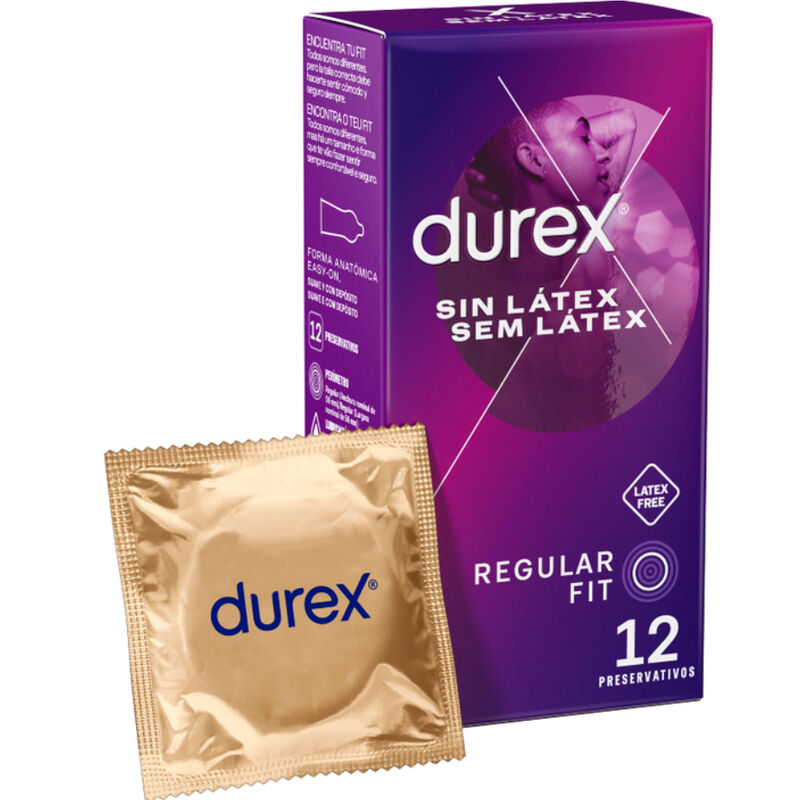Prezervative, Durex - Latex Free, Transparent si Lubrifiat, 12 Bucati