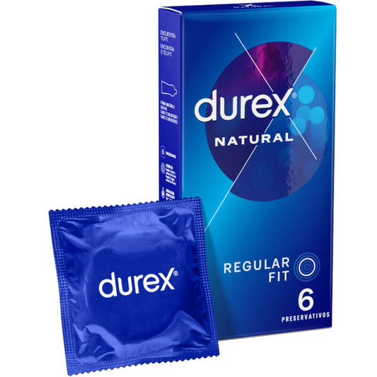 Prezervative, Durex - Natural Classic, Forma Easy On, 6 Unitati