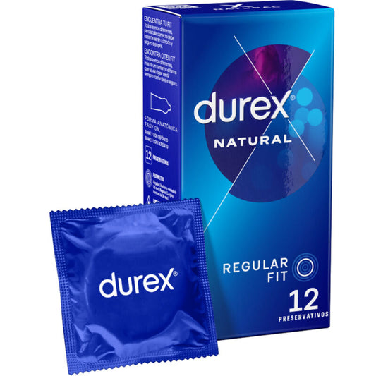 Prezervative, Durex - Natural Plus, Easy On, 12 Bucati