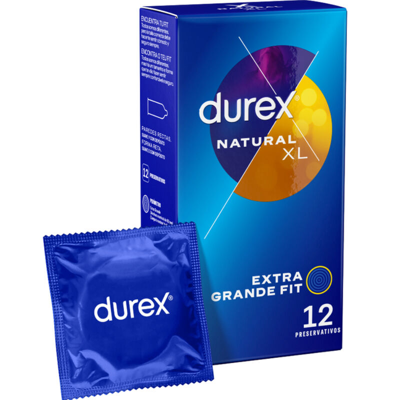 Prezervative, Durex - Natural XL, Extra-Mari, 12 Bucati
