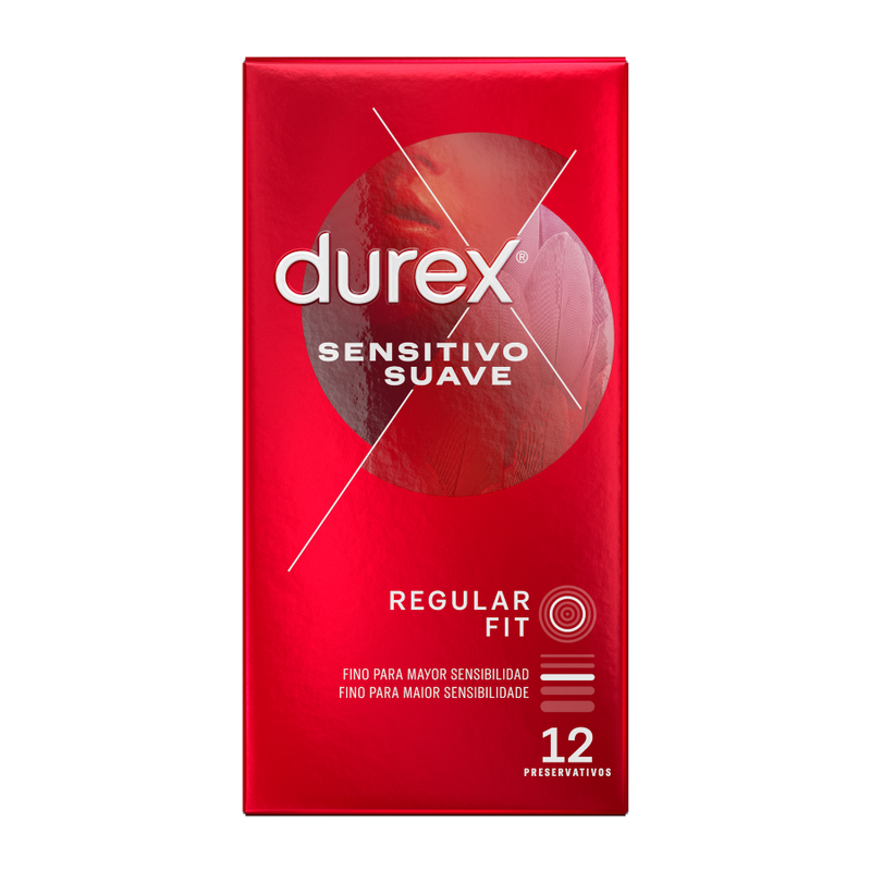 Prezervative, Durex - Soft And Sensitive, Subtiri Easy-On, 12 Bucati