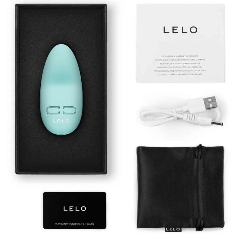 Vibrator Personal, Lelo - Lily 3, 10 Moduri de Vibratie, Aqua Green