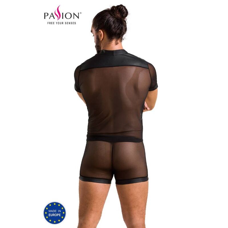 Set Lenjerie, Passion - Michael, Certificat Oeko-Tex, S/M Negru