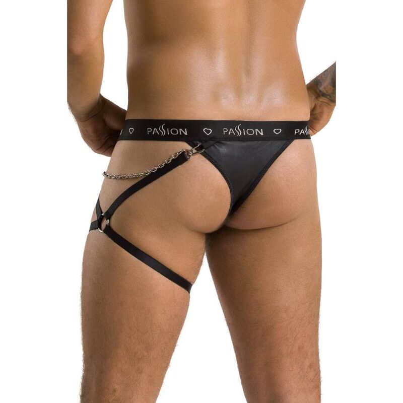 Lenjerie Tanga, Passion - 058 Bill, Certificat Oeko-Tex, Negru S/M