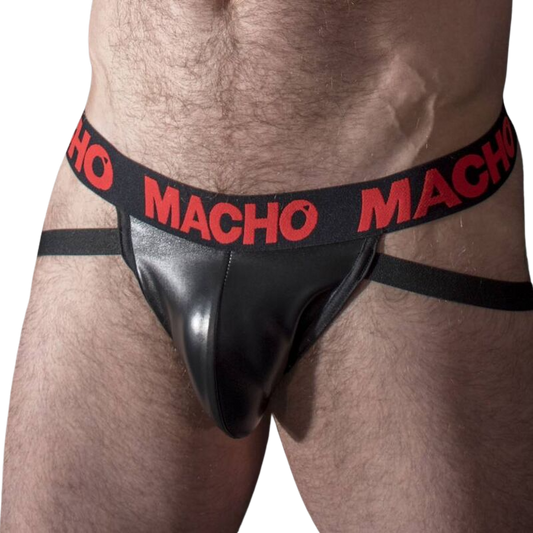 Jock Strap Fetish, MACHO - MX25RC din Piele Ecologica Elastica
