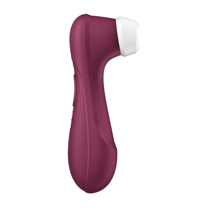 Stimulator Clitoris, Satisfyer - Pro 2 Generation 3, Tehnologie Aer Lichid, Rosu Vin