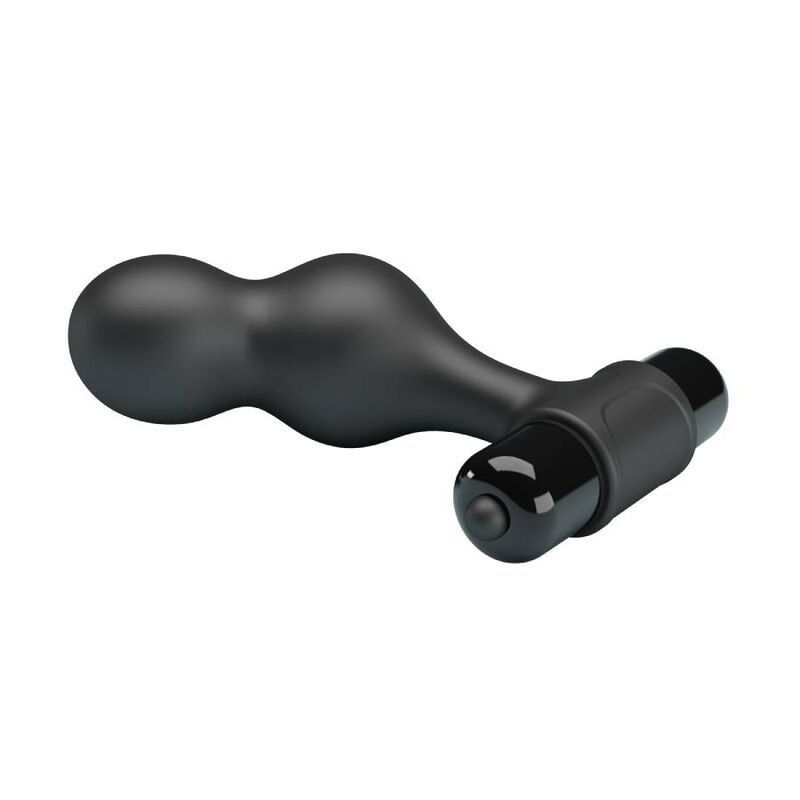 Dop Anal Vibrator, Mr Play - 0801S, 10 Functii de Vibratie, Negru