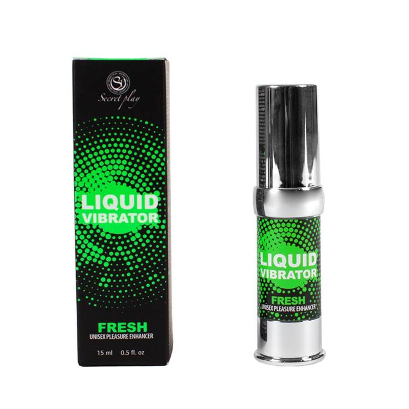 Gel Stimulator Intim, Secretplay - Fresh Liquid Vibrator, Intensificator de Placere, 15 ML / Menta