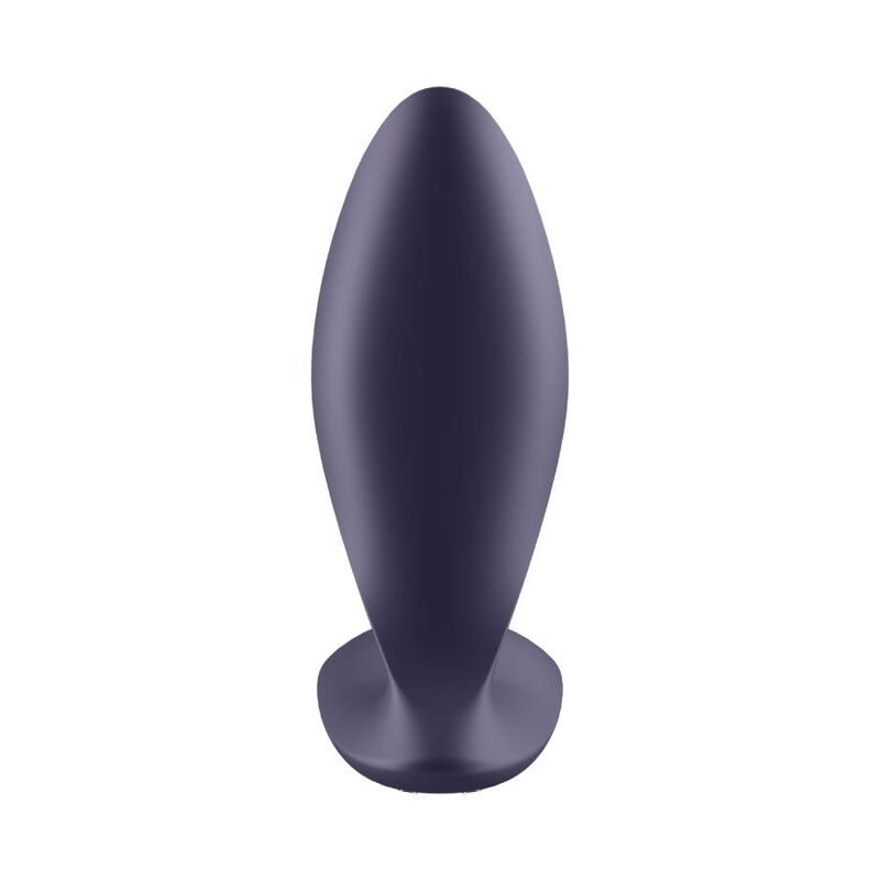 Plug Anal cu Vibratii, Satisfyer - Power Plug, Bluetooth si Control prin Aplicatie, Purple