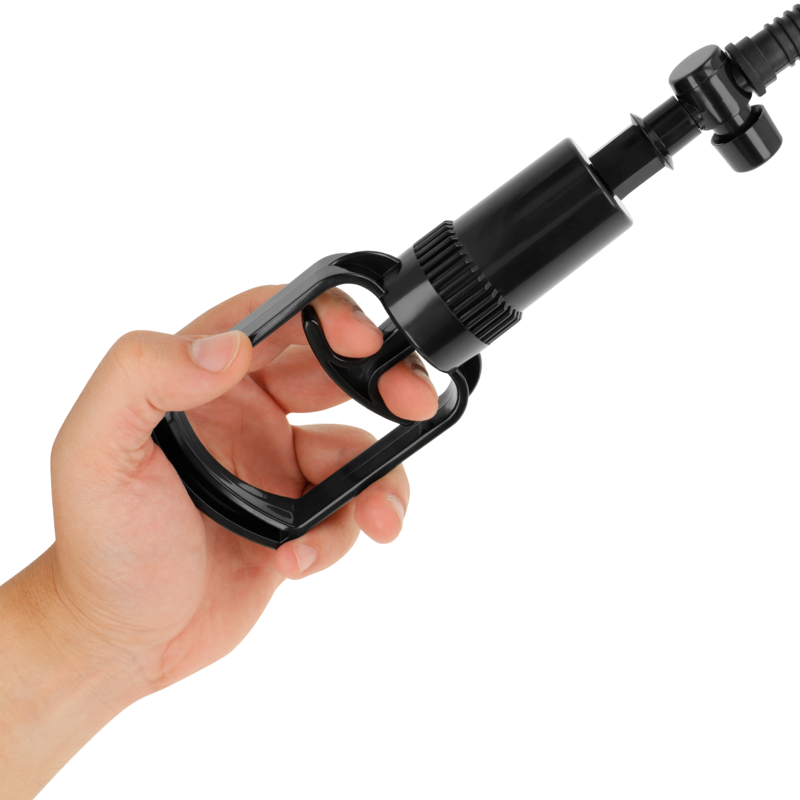 Pompa Marire Penis, Intense - Transparent Pump 01, cu Manometru Incorporat, Transparent