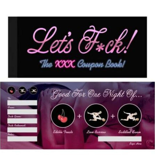 Cupoane Erotice, KHEPER GAMES - Let's F*ck, 20 Bucati, Versiunea Engleza