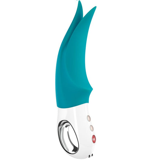 Stimulator Clitoris, FUN FACTORY - Volta G5, cu Vibratii, Petrol, 18,9 cm