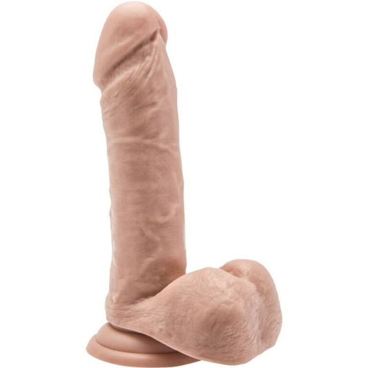 Dildo Realist cu Bile, GET REAL - 18 cm, Skin