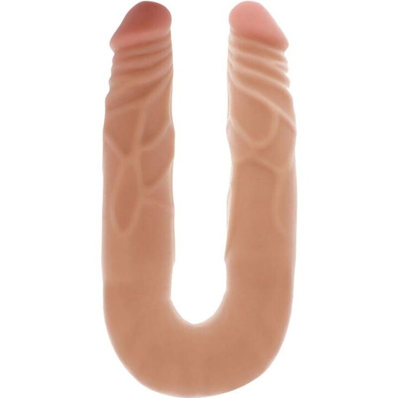 Dildo Dublu, Get Real - Double Dong, Realist, 35 CM Piele