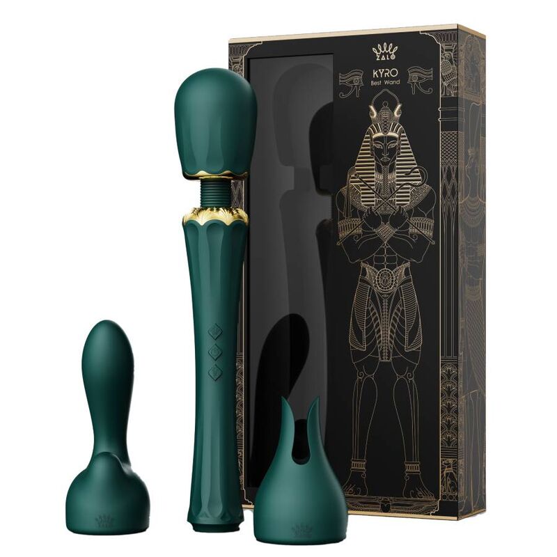 Vibrator Wand, Zalo - Kyro, Tehnologie Direct Power 2.0, Verde