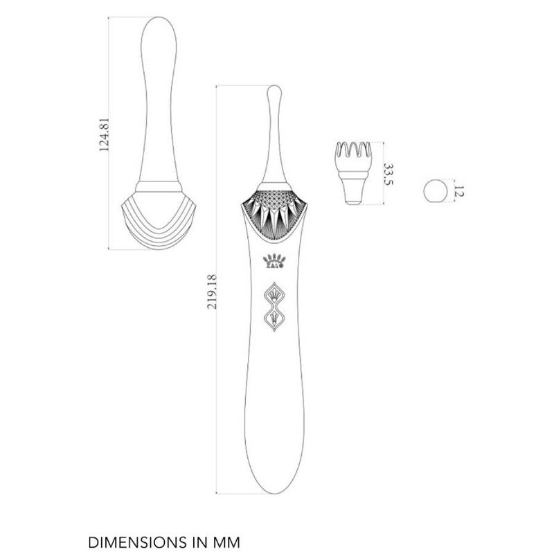 Vibrator Clitoris, Zalo - Bess 2, Functie de Incalzire, Negru