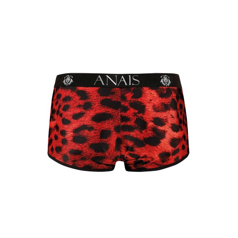 Boxeri Barbati, Anais For Men - Savage, Microfibra Rosie cu Imprimeu Animalier, S