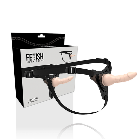 Ham cu Dildo Realist, FETISH SUBMISSIVE - Silicon Medical, Flesh, 16 cm