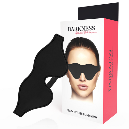 Masca pentru Ochi, DARKNESS - PVC, Neagra