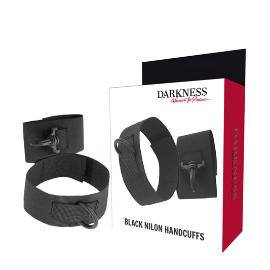 Catuse Bondage Incepatori, DARKNESS - Material Nylon, Negru