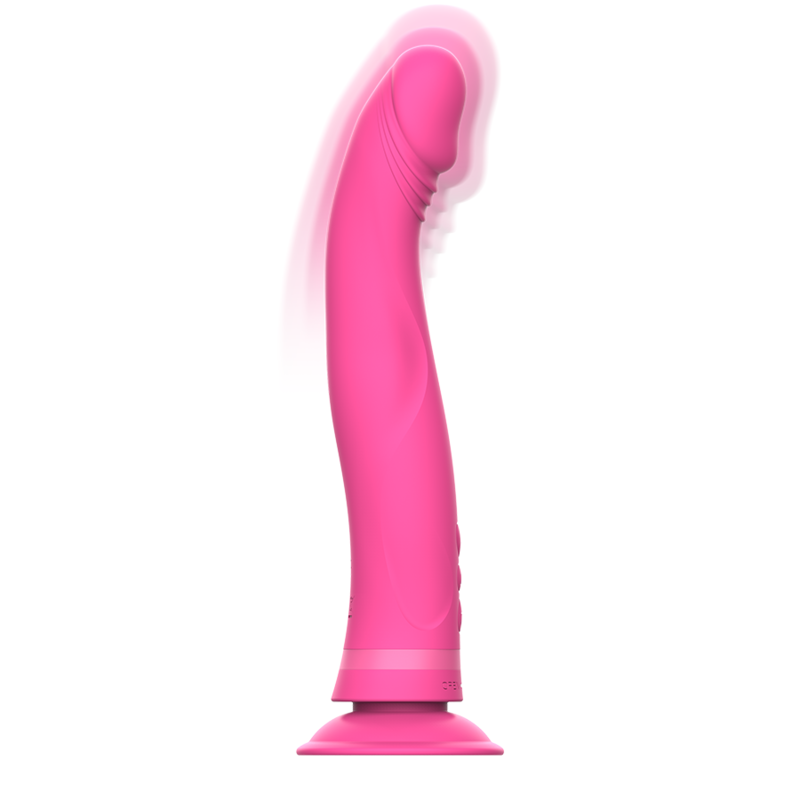 Vibrator Dildo, Intense - Michelangelo, Densitate Dubla, Roz