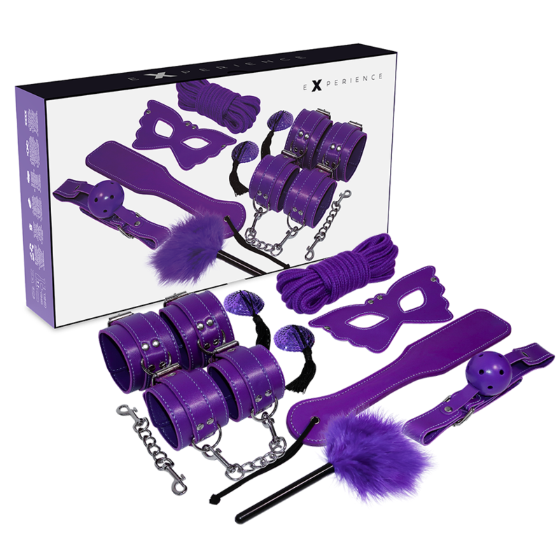 Kit Fetish BDSM, Experience - Purple Series, Set 8 Piese, Lila