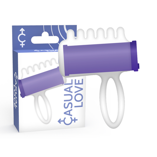 Vibrator Deget, CASUAL LOVE - Finger Fun, Stimulator Punct G, TPR, Mov