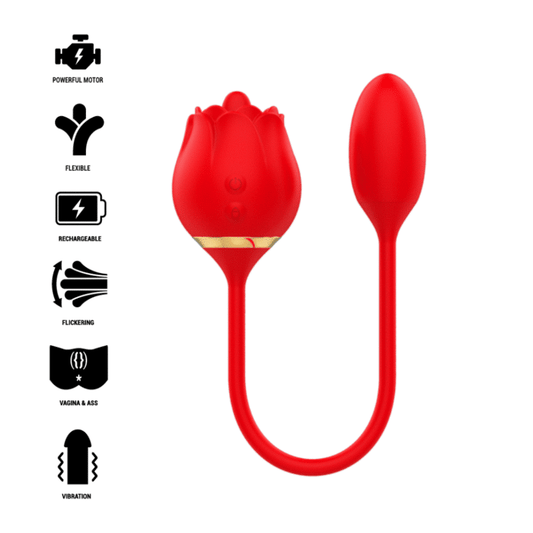 Stimulator Clitoris + Ou Vibrator Anal, MIA - Vienna Double Pleasure, Silicon