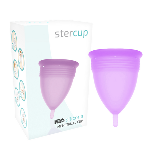 Cupa Menstruala Silicon FDA, STERCUP - Violet, Marimea L