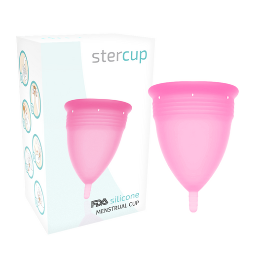 Cupa Menstruala Silicon FDA, STERCUP - Roz, Marimea L