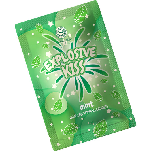 Bomboane Erotice Explozive, SECRETPLAY - Aroma Menta, 9 g