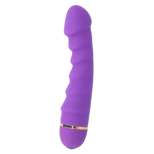 Vibrator Punctul G, INTENSE - Sally 20 Viteze, Silicon Medical, Lila, 16 cm