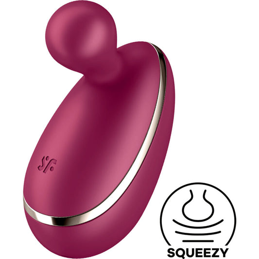 Vibrator Stimulator Clitoris, SATISFYER - Spot On 1, 12 Trepte Vibratii, Berry