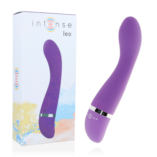 Vibrator Flexibil, INTENSE - Leo, Silicon Moale, 30 Moduri Vibratii, Lila, 18,7 cm