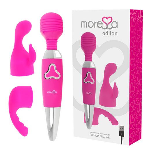 Masator Wand Reincarcabil, MORESSA - Odilon Premium Silicon, 25 cm